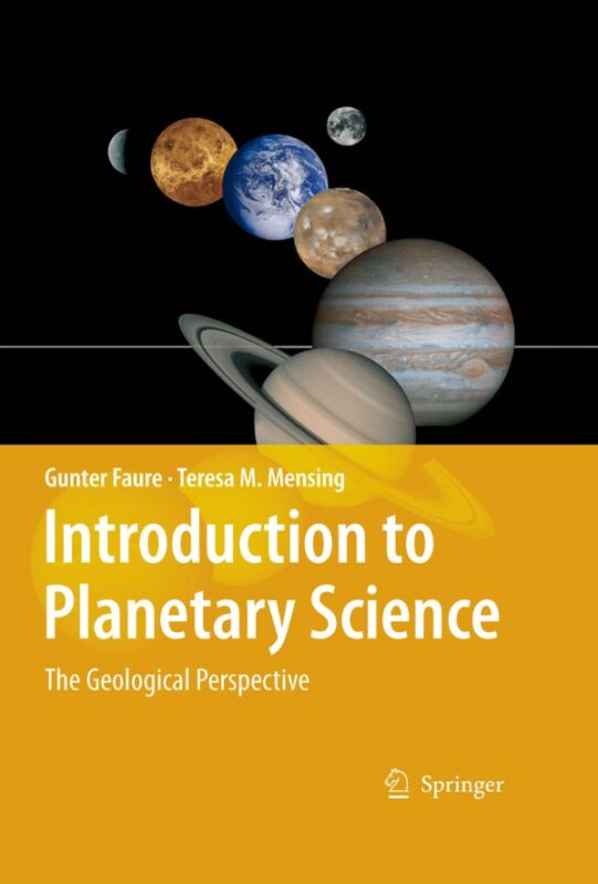 Cover for Introduction to Planetary Science book